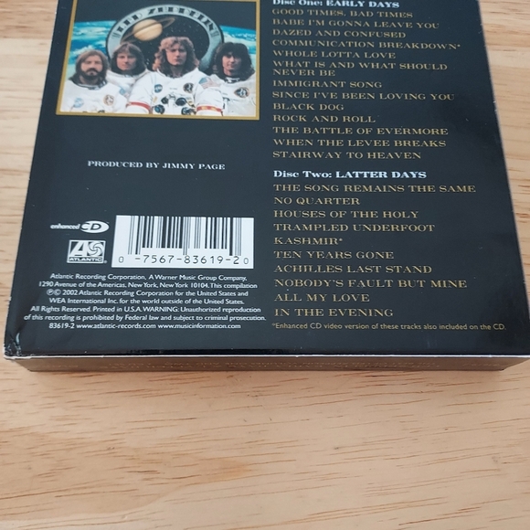 CD of Led Zeppelin Early Days & Latter Days - Picture 2 of 2